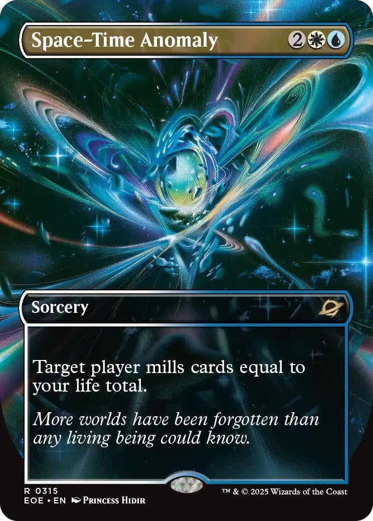 Image for Space-Time Anomaly (Borderless) (315) (EOE) - Magic: The Gathering