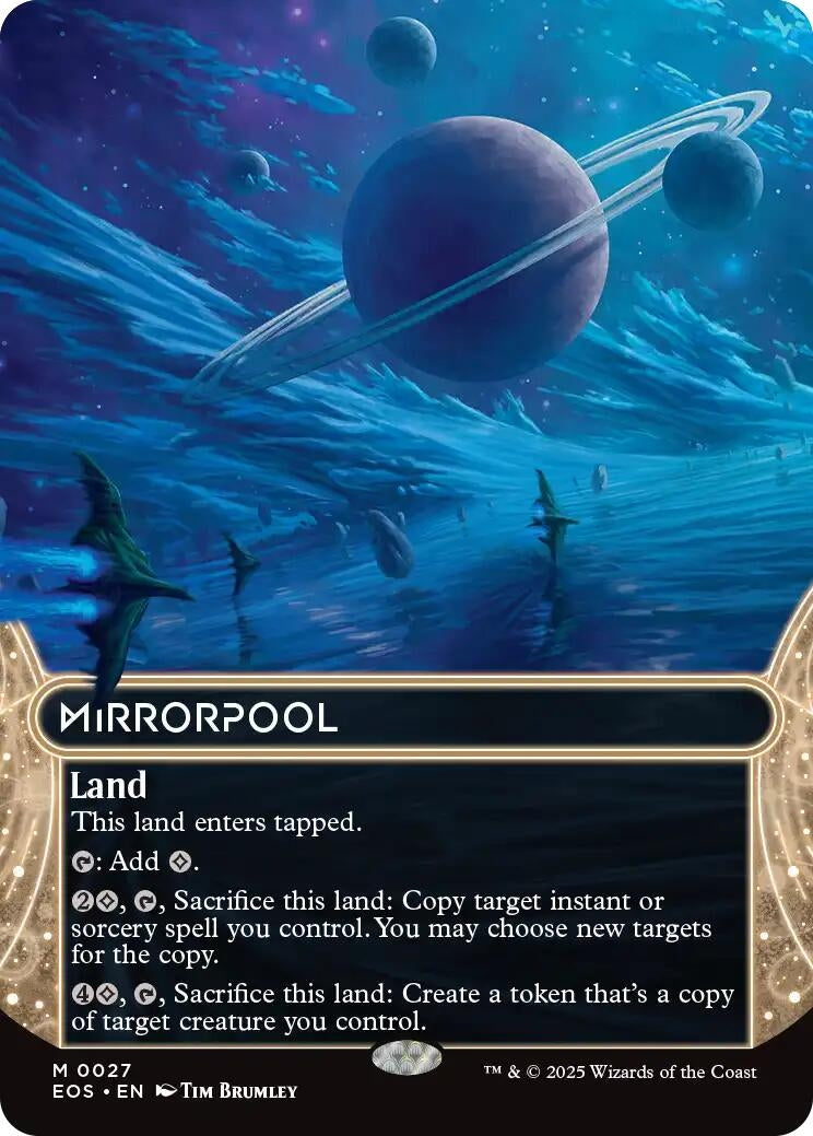 Image for Mirrorpool (0027) (Borderless) (27) (EOS) - Magic: The Gathering