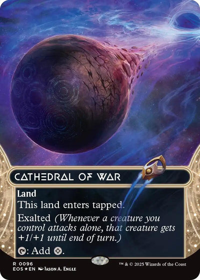 Cathedral of War (0096) (Borderless) (Galaxy Foil) (96) (EOS)