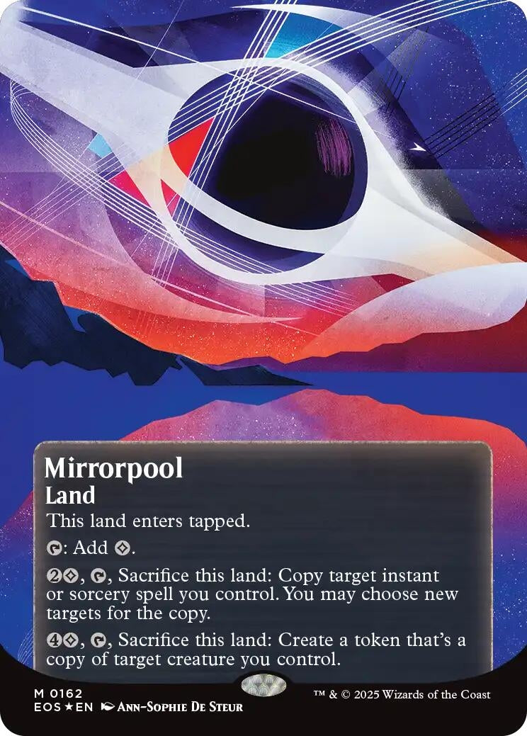 Image for Mirrorpool (0162) (Borderless) (Galaxy Foil) (162) (EOS) - Magic: The Gathering