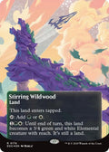 Image for Stirring Wildwood (0174) (Borderless) (Galaxy Foil) (174) (EOS) - Magic: The Gathering