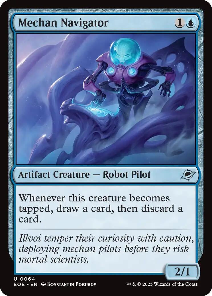 Image for Mechan Navigator (64) (EOE) - Magic: The Gathering