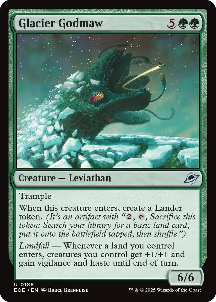 Image for Glacier Godmaw (188) (EOE) - Magic: The Gathering