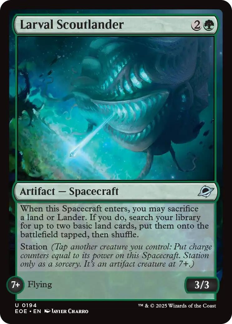 Image for Larval Scoutlander (194) (EOE) - Magic: The Gathering