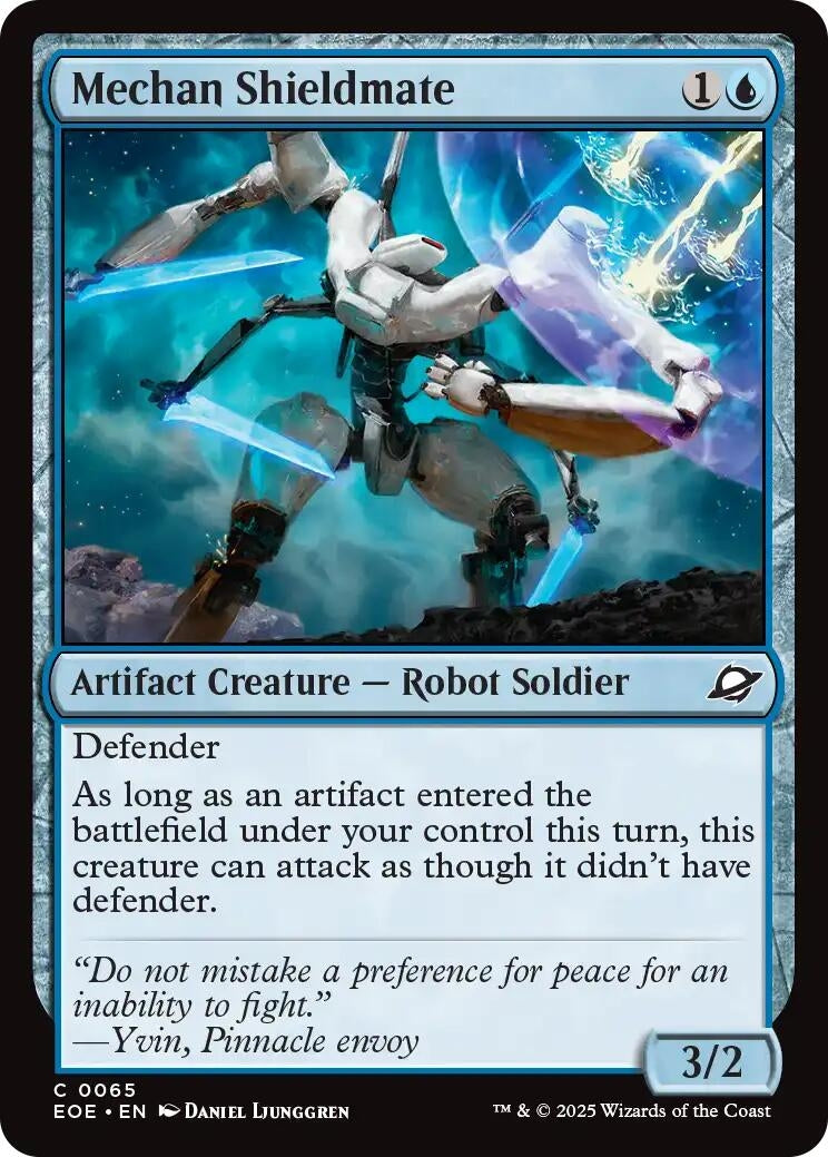 Image for Mechan Shieldmate (65) (EOE) - Magic: The Gathering