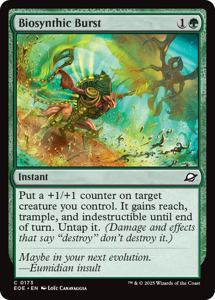 Image for Biosynthic Burst (173) (EOE) - Magic: The Gathering