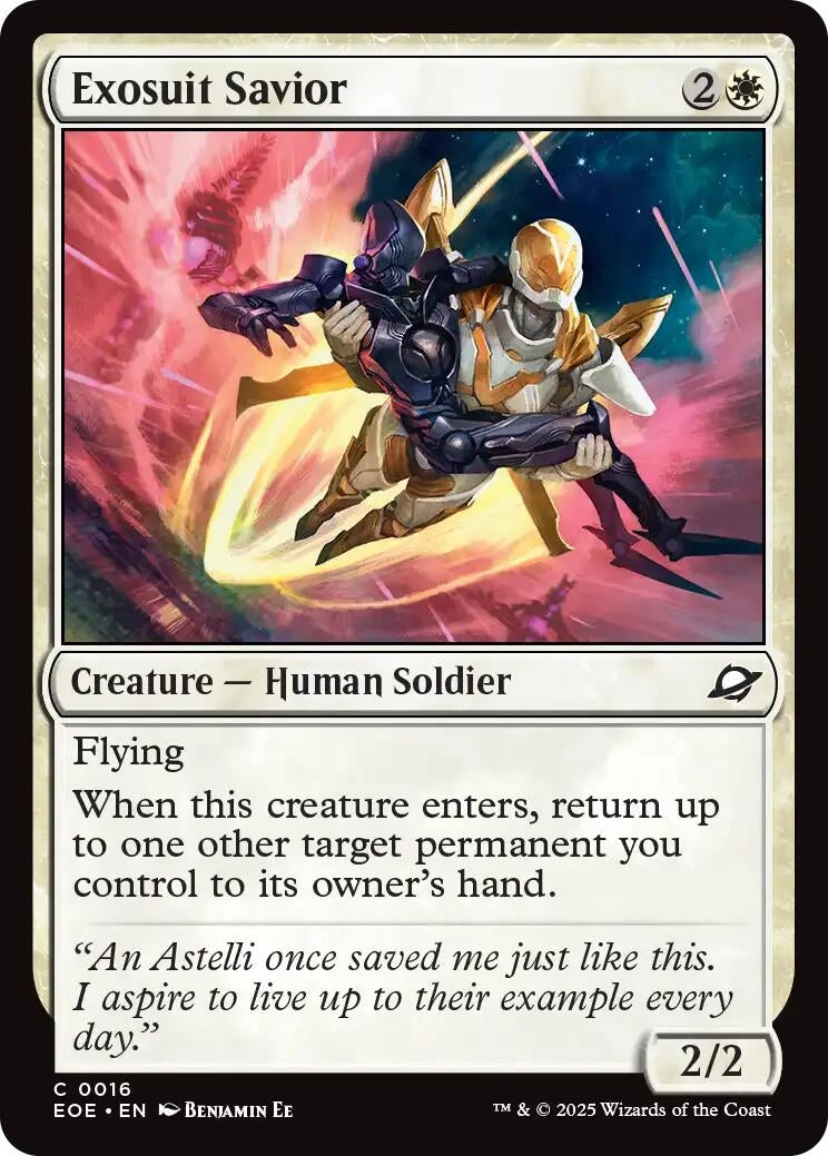 Image for Exosuit Savior (16) (EOE) - Magic: The Gathering