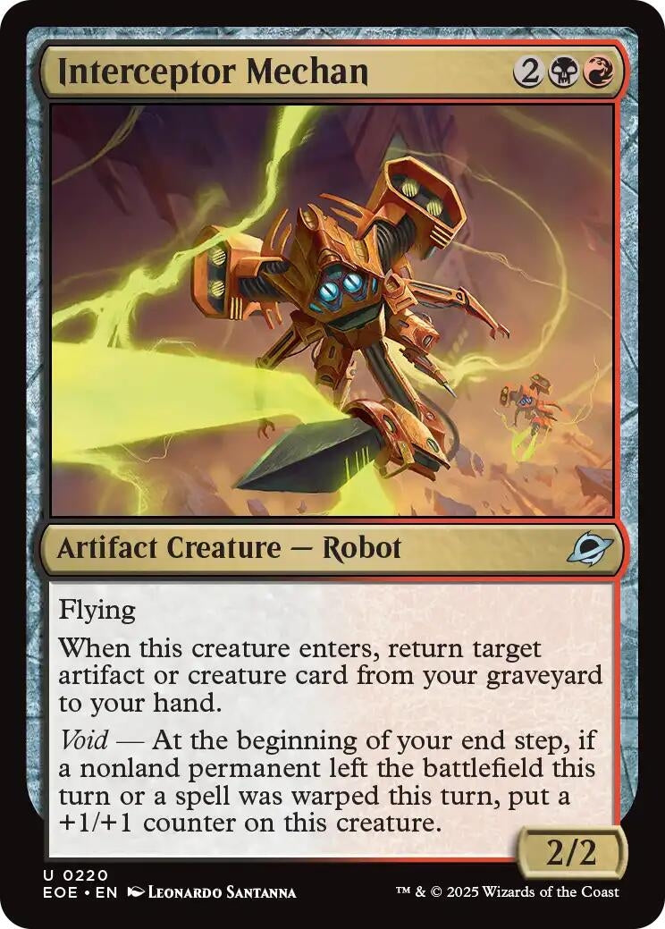Image for Interceptor Mechan (220) (EOE) - Magic: The Gathering