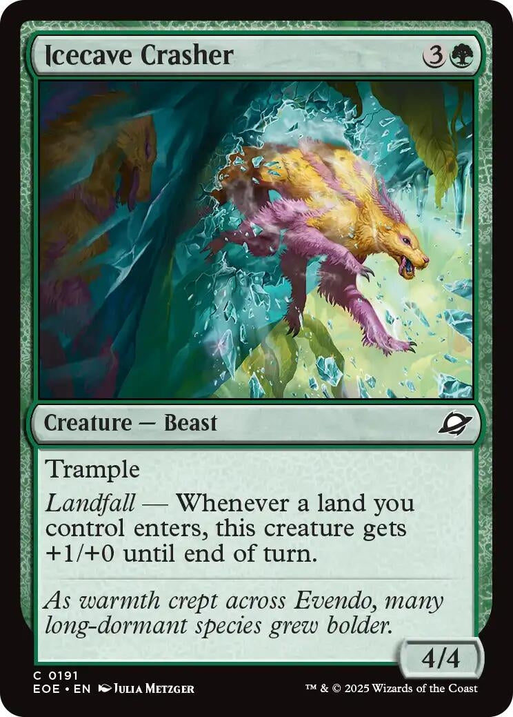 Image for Icecave Crasher (191) (EOE) - Magic: The Gathering