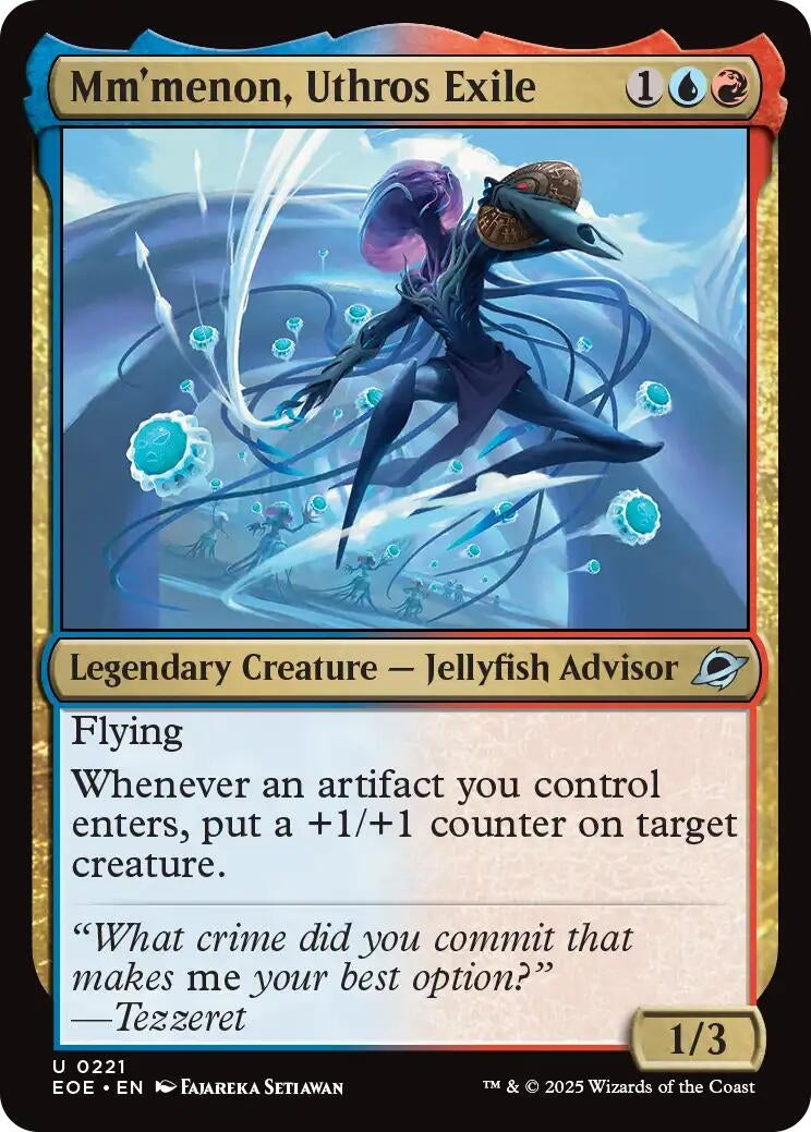 Image for Mm'menon, Uthros Exile (221) (EOE) - Magic: The Gathering
