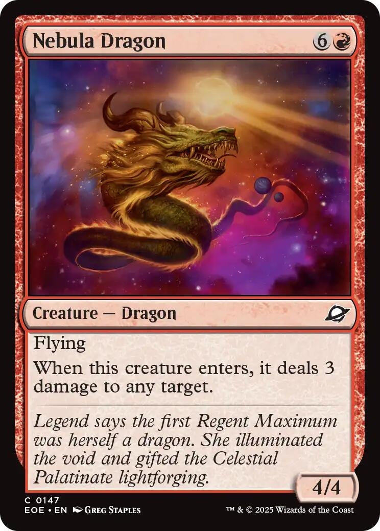 Image for Nebula Dragon (147) (EOE) - Magic: The Gathering
