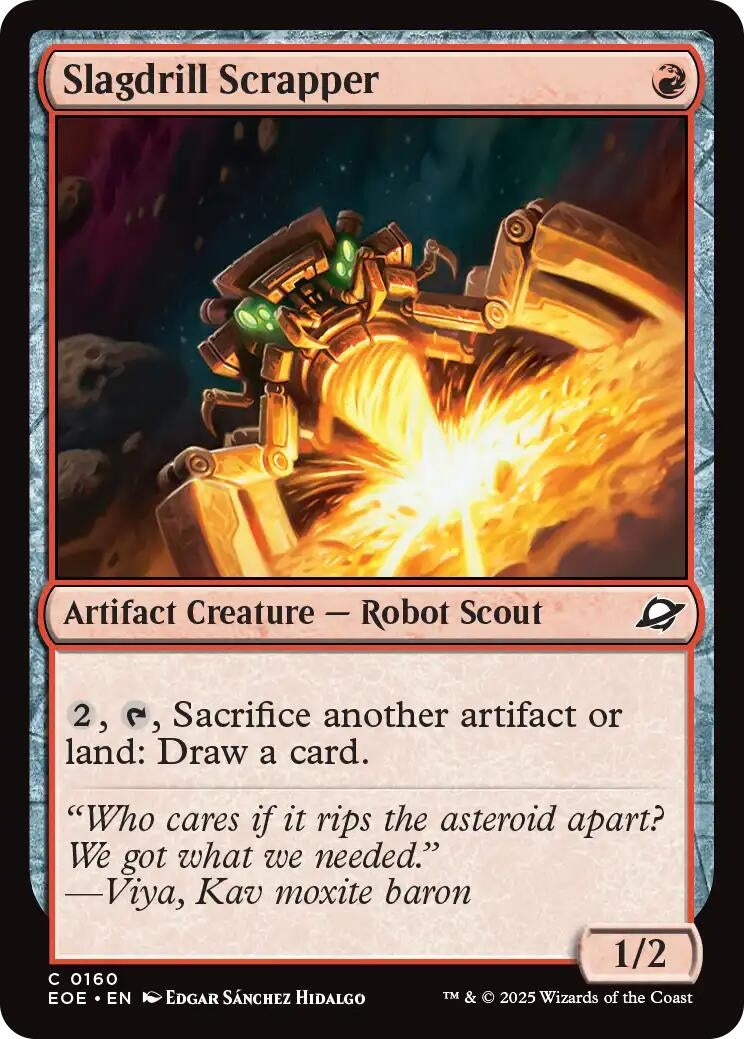 Image for Slagdrill Scrapper (160) (EOE) - Magic: The Gathering