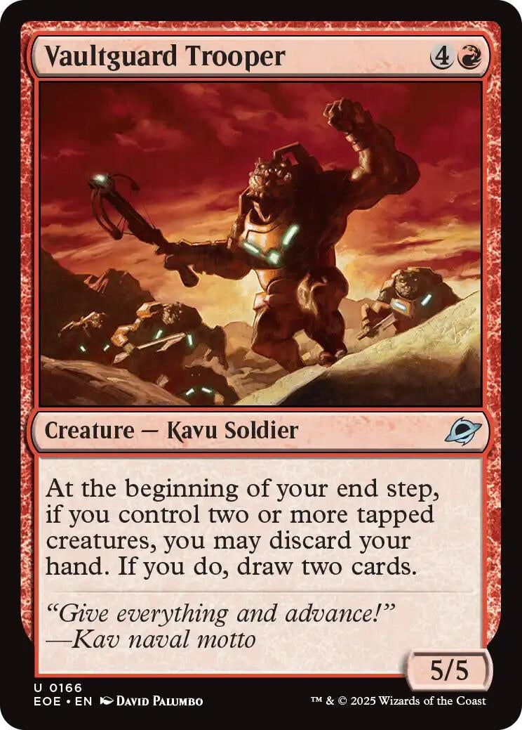 Image for Vaultguard Trooper (166) (EOE) - Magic: The Gathering