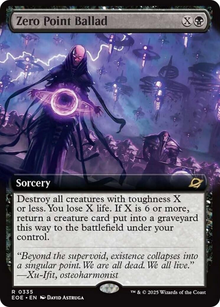 Image for Zero Point Ballad (Extended Art) (335) (EOE) - Magic: The Gathering