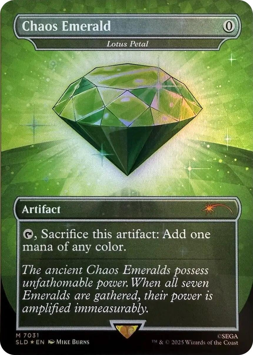 Image for Chaos Emerald - Lotus Petal (7031) (7031) (SLD) - Magic: The Gathering