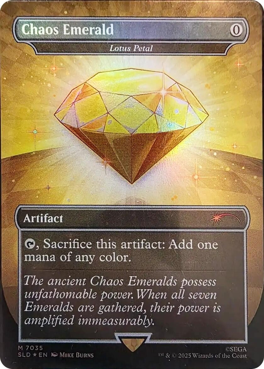 Image for Chaos Emerald - Lotus Petal (7035) (7035) (SLD) - Magic: The Gathering