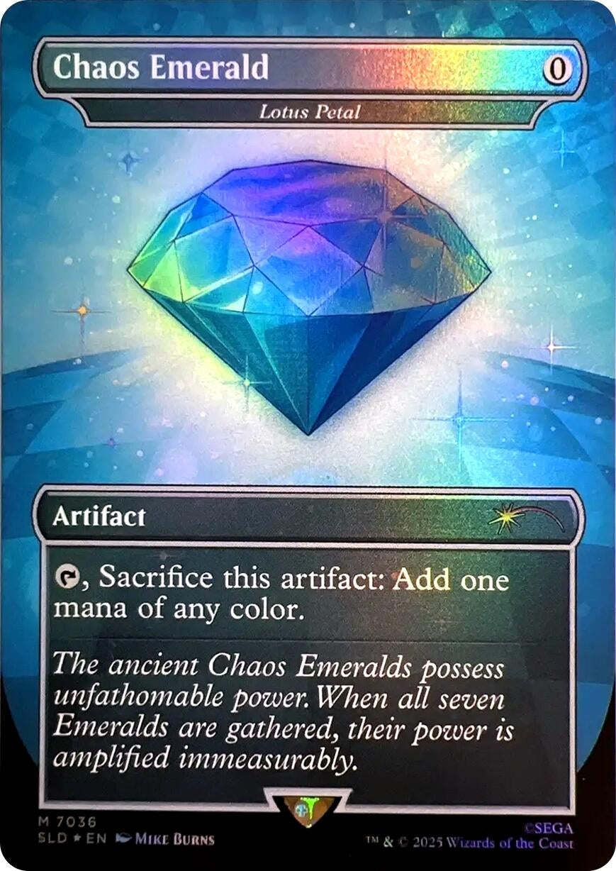 Image for Chaos Emerald - Lotus Petal (7036) (7036) (SLD) - Magic: The Gathering
