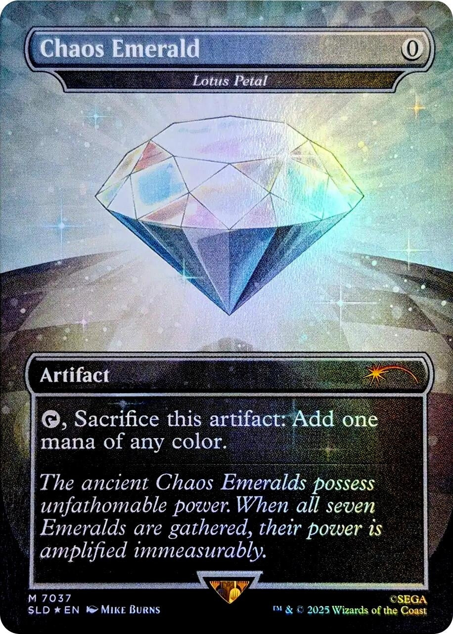 Image for Chaos Emerald - Lotus Petal (7037) (7037) (SLD) - Magic: The Gathering