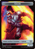 Image for Golem (0012) // Golem (0014) Double-Sided Token (12 // 14) (EOC) - Magic: The Gathering