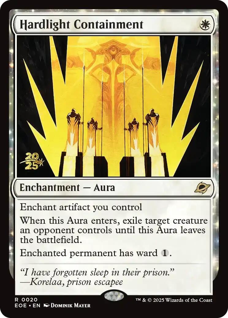 Image for Hardlight Containment (20) (PRE) - Magic: The Gathering