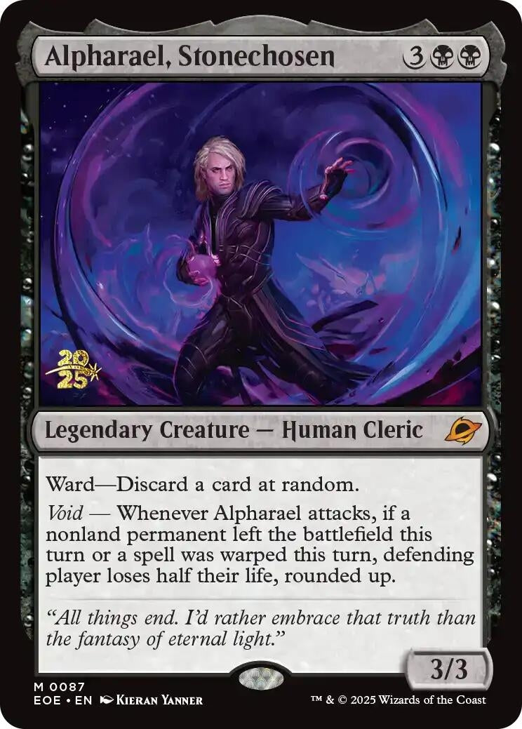 Image for Alpharael, Stonechosen (87) (PRE) - Magic: The Gathering