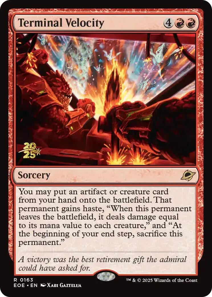 Image for Terminal Velocity (163) (PRE) - Magic: The Gathering