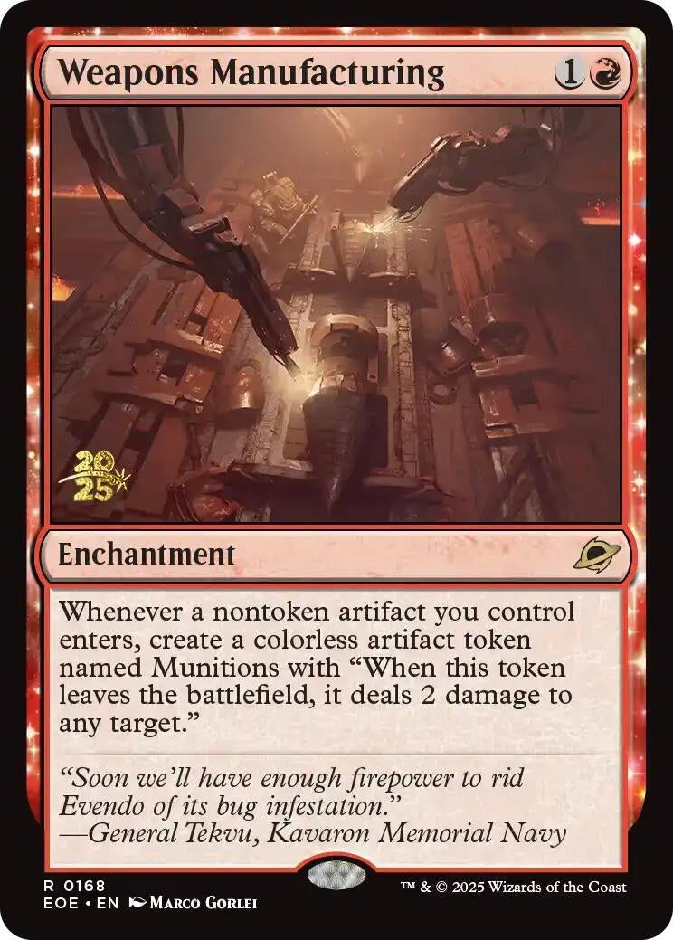 Image for Weapons Manufacturing (168) (PRE) - Magic: The Gathering