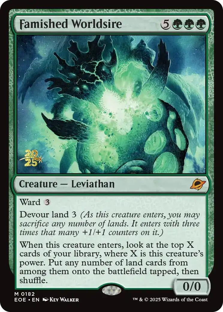 Image for Famished Worldsire (182) (PRE) - Magic: The Gathering