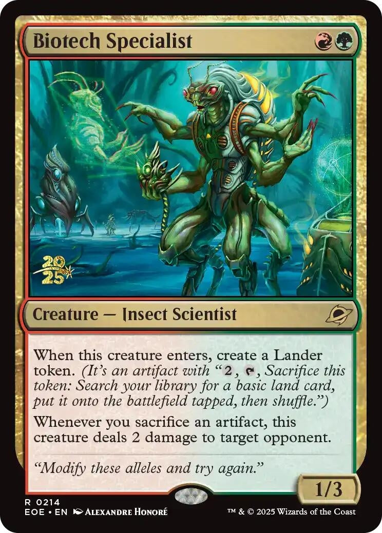 Image for Biotech Specialist (214) (PRE) - Magic: The Gathering
