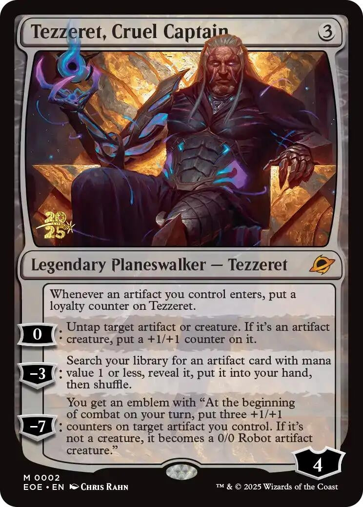 Image for Tezzeret, Cruel Captain (2) (PRE) - Magic: The Gathering