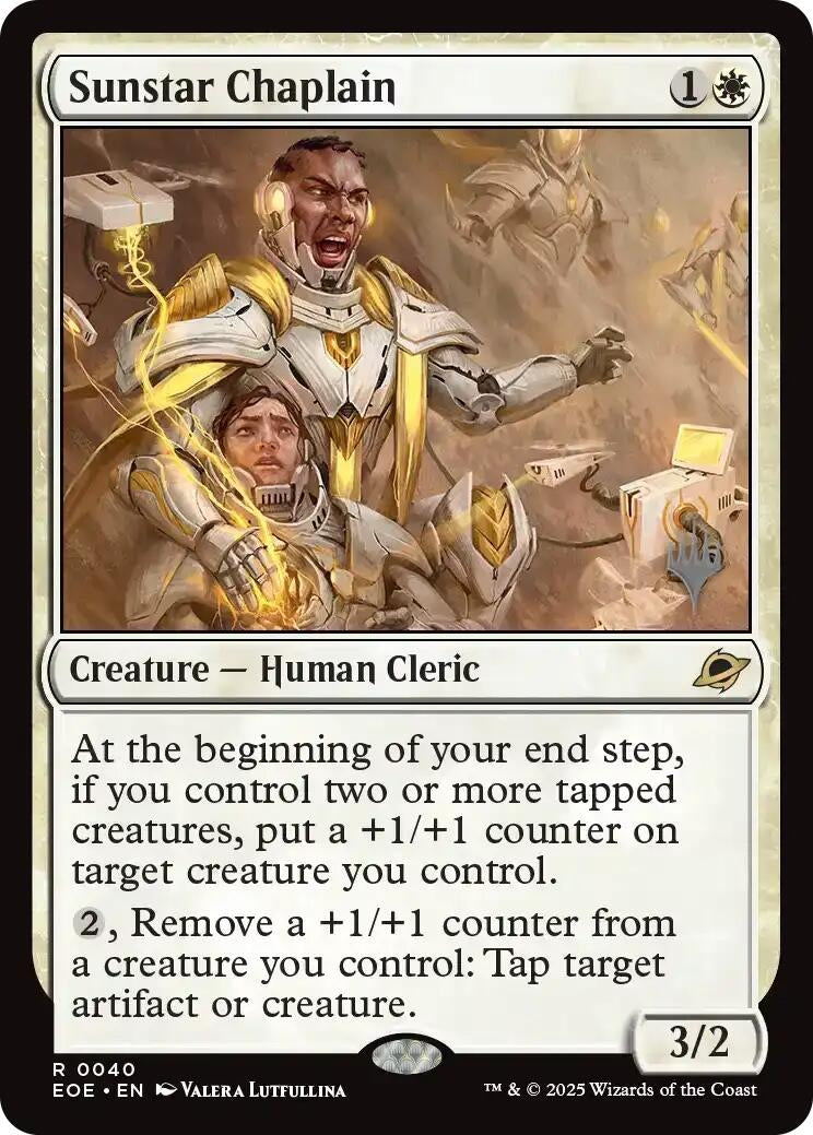 Image for Sunstar Chaplain (40) (PPEOE) - Magic: The Gathering