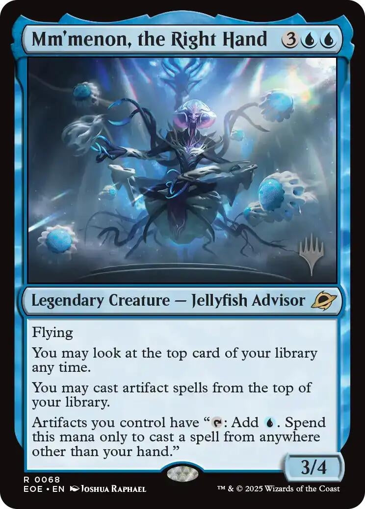 Image for Mm'menon, the Right Hand (68) (PPEOE) - Magic: The Gathering
