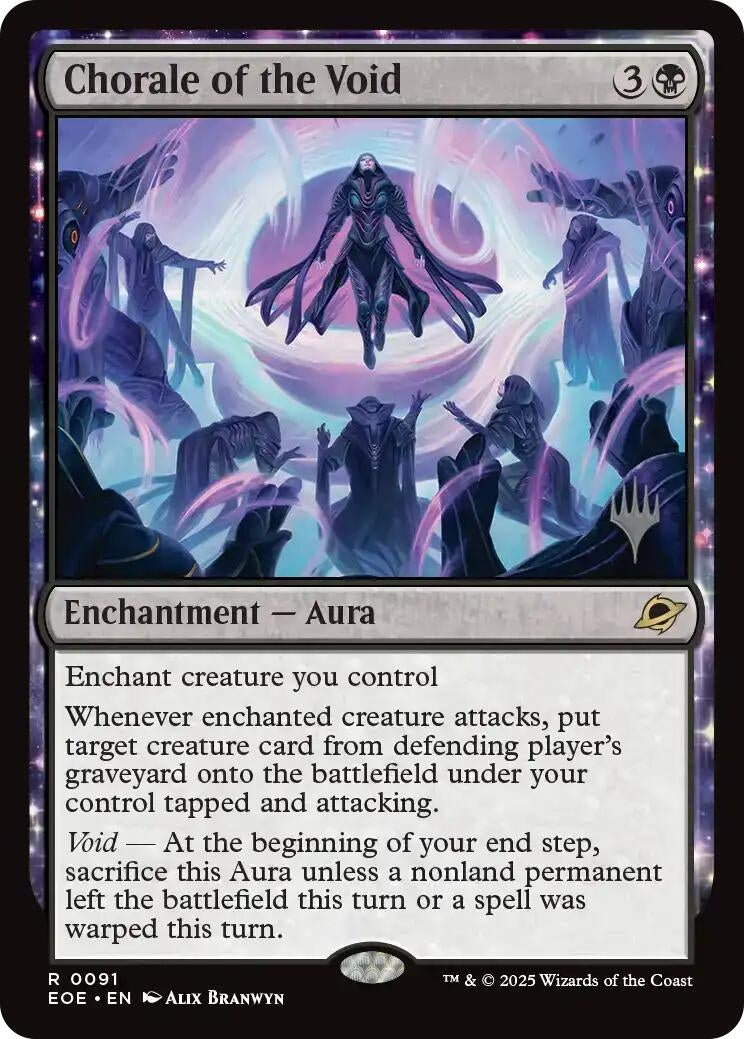 Image for Chorale of the Void (91) (PPEOE) - Magic: The Gathering