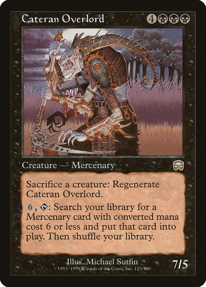Image for Cateran Overlord (123) (MMQ) - Magic: The Gathering
