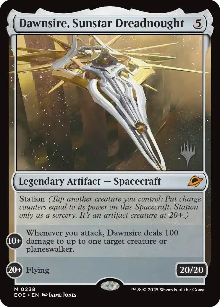 Image for Dawnsire, Sunstar Dreadnought (238) (PPEOE) - Magic: The Gathering