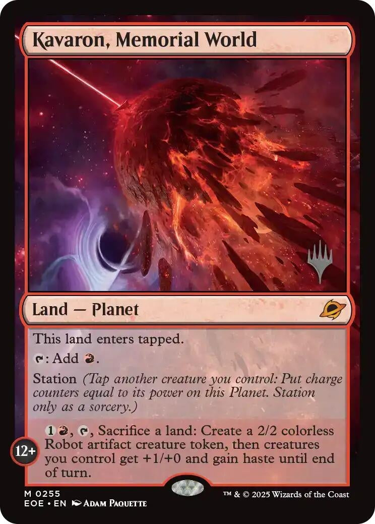 Image for Kavaron, Memorial World (255) (PPEOE) - Magic: The Gathering