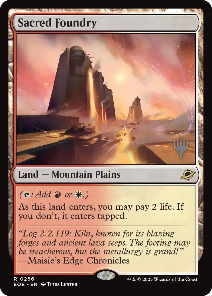 Image for Sacred Foundry (256) (PPEOE) - Magic: The Gathering