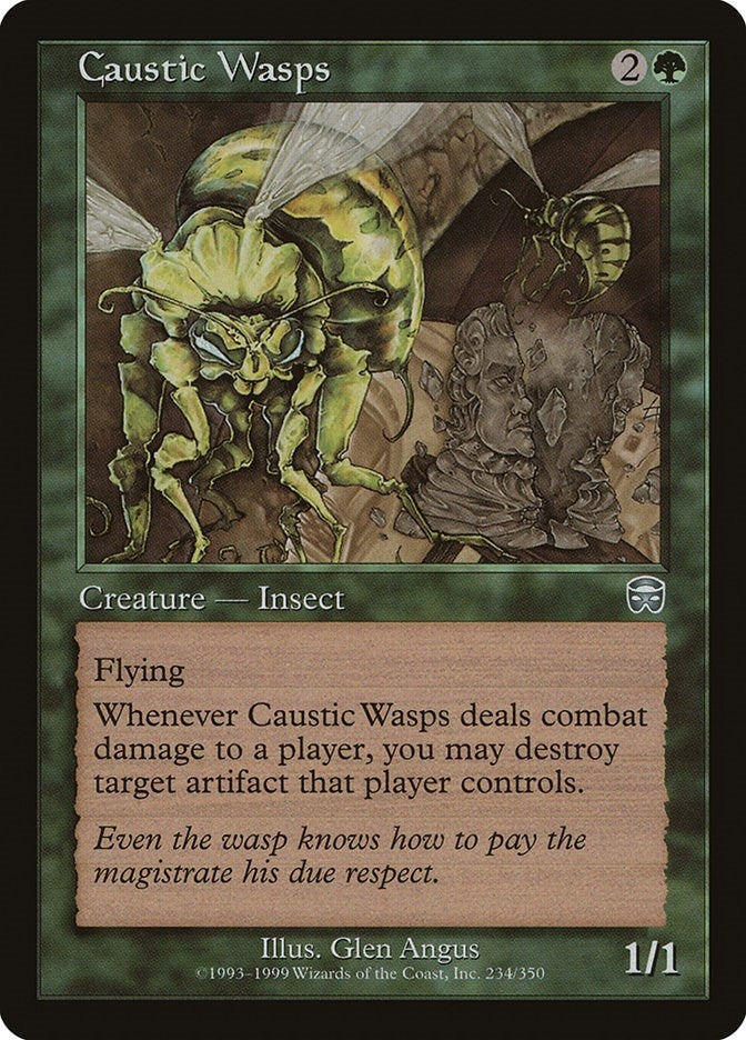 Image for Caustic Wasps (234) (MMQ) - Magic: The Gathering