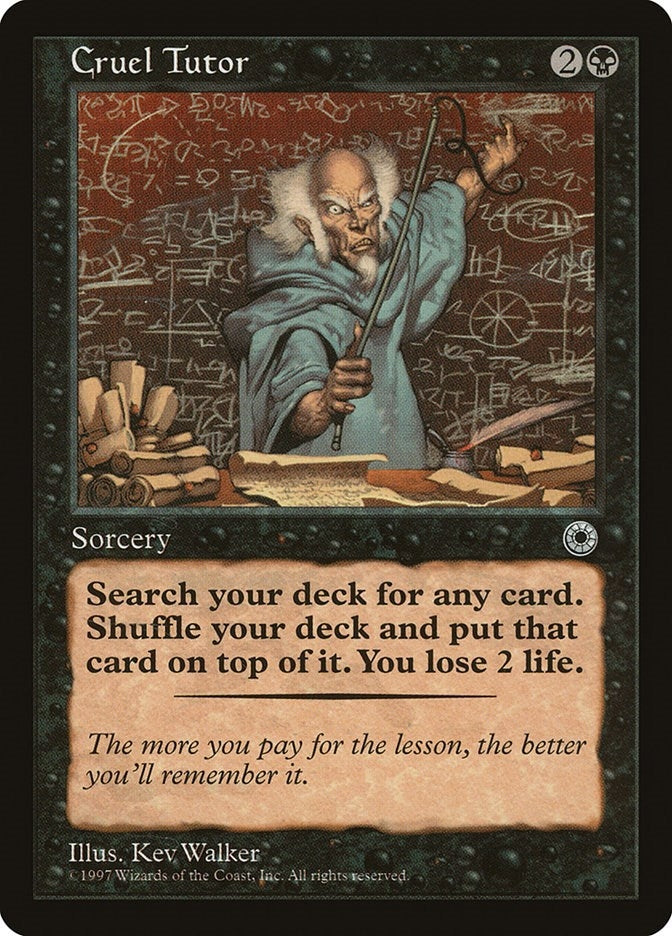 Image for Cruel Tutor (POR) - Magic: The Gathering