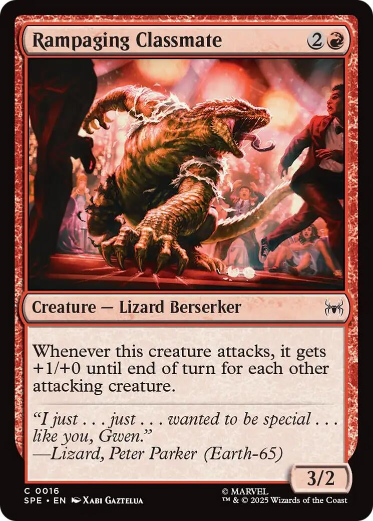 Image for Rampaging Classmate (16) (SPE) - Magic: The Gathering