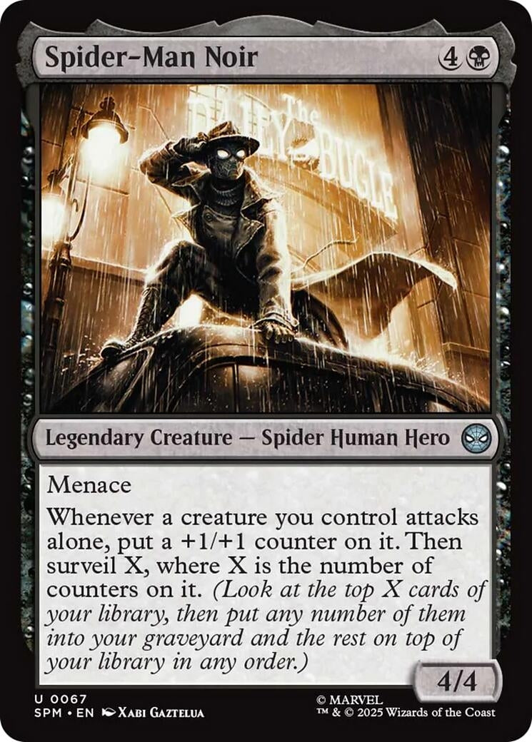 Image for Spider-Man Noir (67) (SPM) - Magic: The Gathering