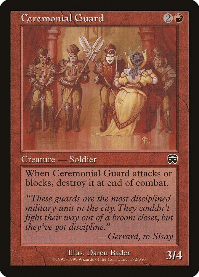 Image for Ceremonial Guard (182) (MMQ) - Magic: The Gathering