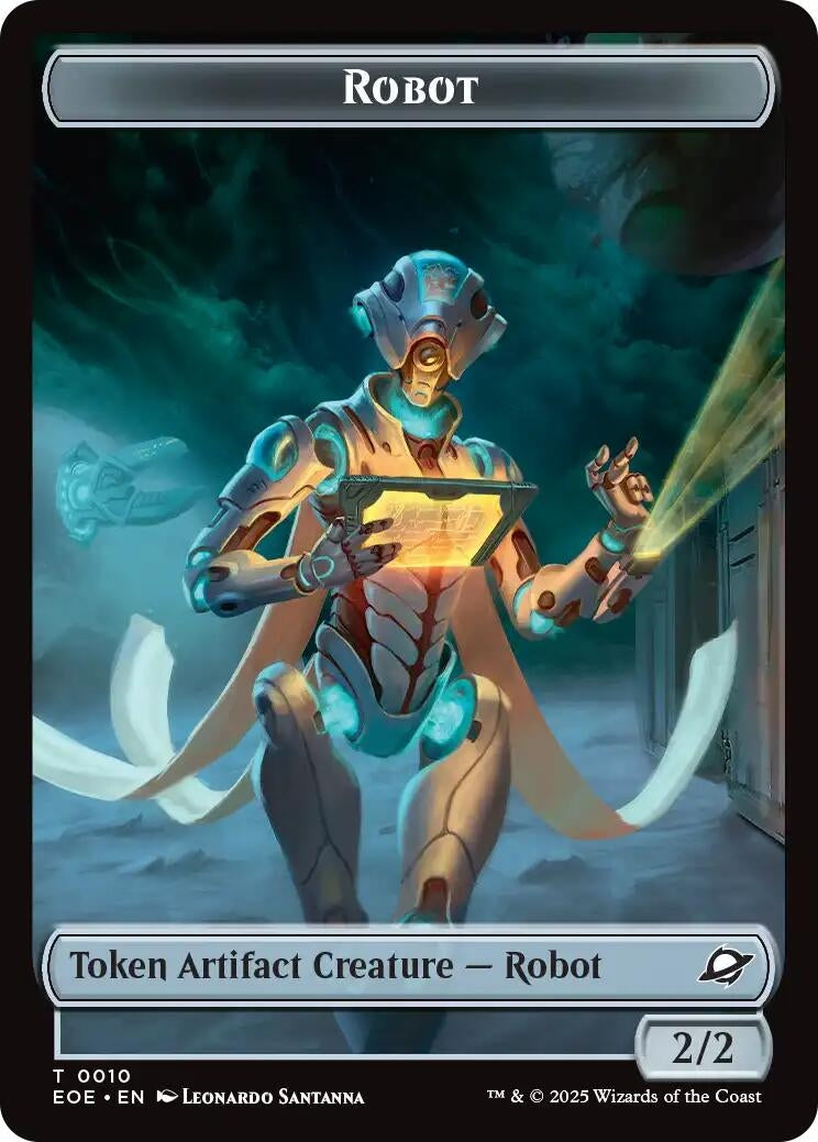 Image for Robot // Lander (0007) Double-Sided Token (10 // 7) (EOE) - Magic: The Gathering