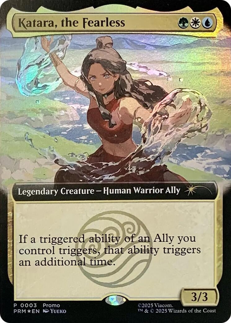 Image for Katara, the Fearless (Extended Art) (3) (MEDIA) - Magic: The Gathering
