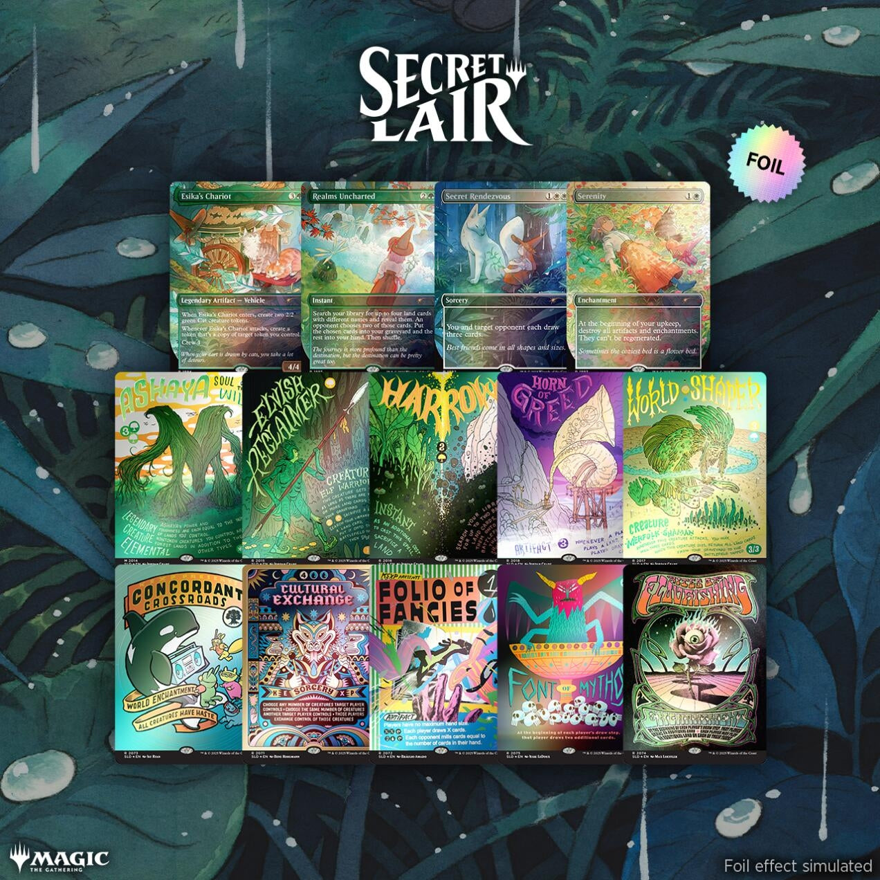 Image for Secret Lair Drop: Whimsy & Wonder Bundle - Rainbow Foil Edition - Magic: The Gathering