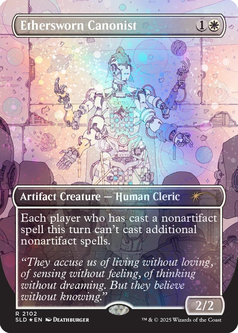 Image for Ethersworn Canonist (Galaxy Foil) (2102) (SLD) - Magic: The Gathering