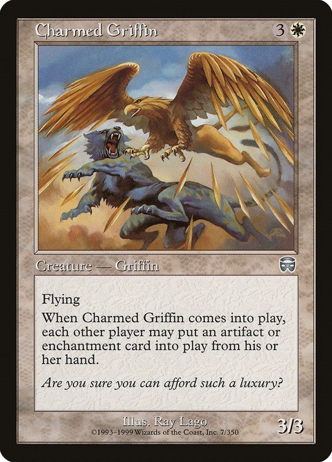 Image for Charmed Griffin (7) (MMQ) - Magic: The Gathering
