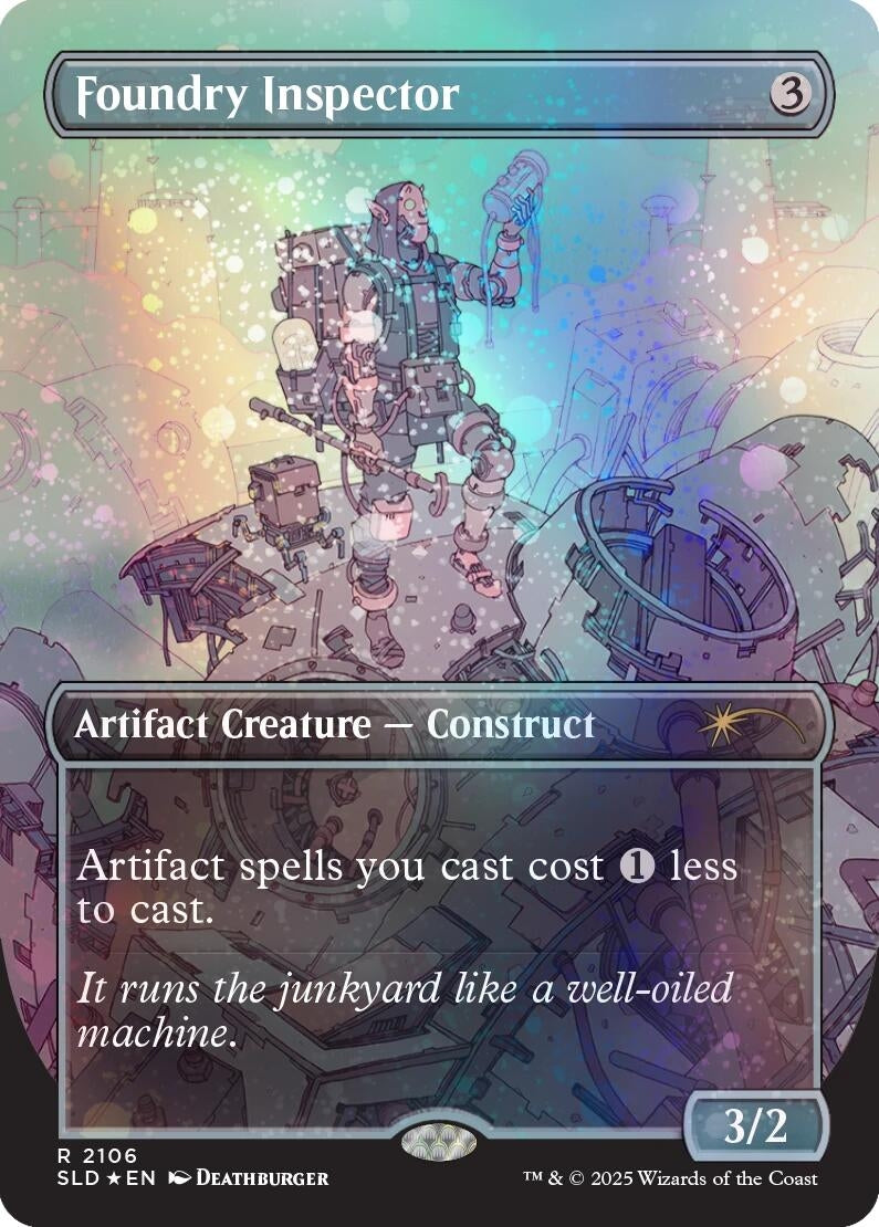 Image for Foundry Inspector (Galaxy Foil) (2106) (SLD) - Magic: The Gathering