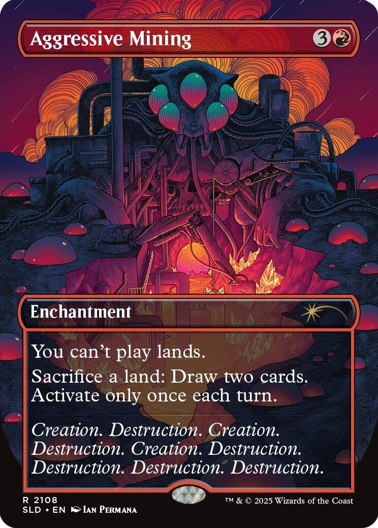 Image for Aggressive Mining (2108) (SLD) - Magic: The Gathering
