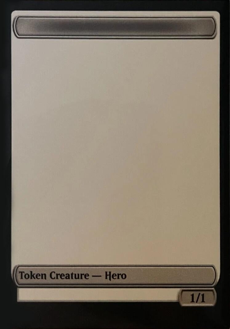 Image for Blank Hero Token (UMP) - Magic: The Gathering